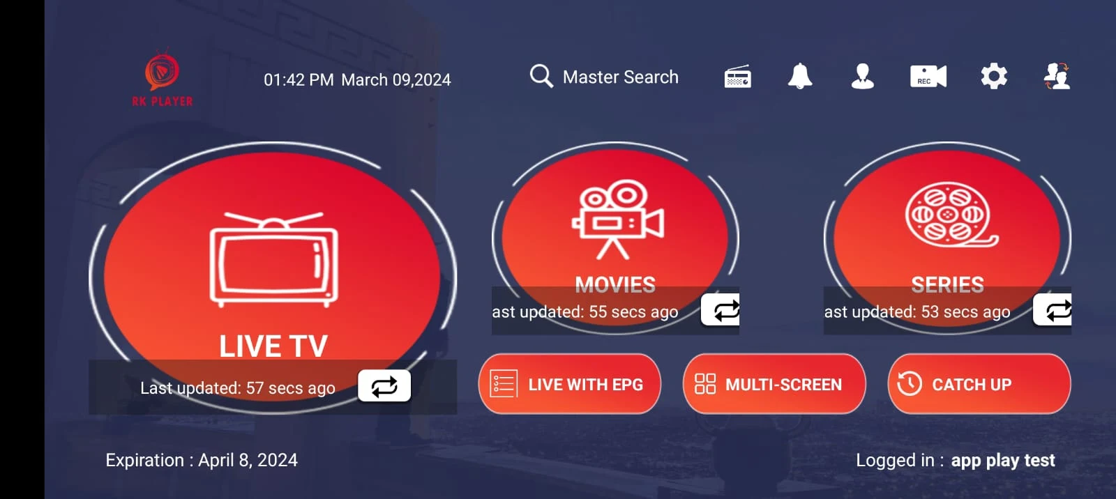 RK Player Mobile screenshot